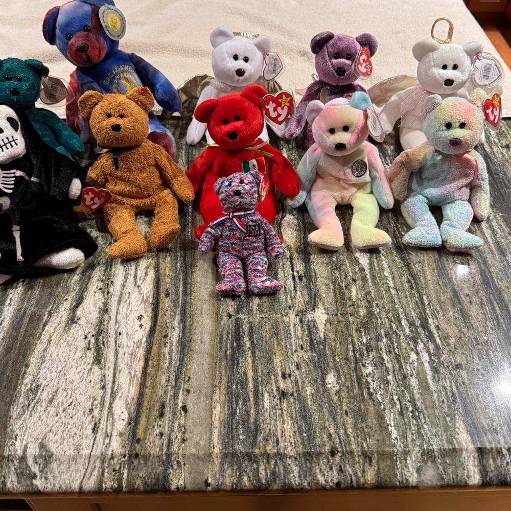 TY Beanie Babies Lot of 11 Assort
